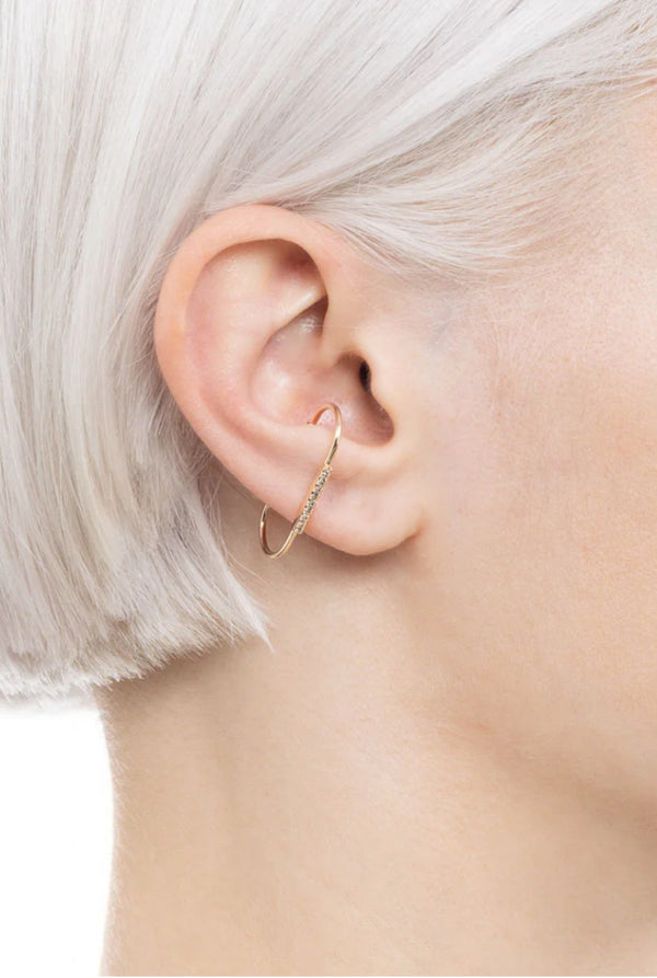 Miró Diamond Ear Cuff M Size