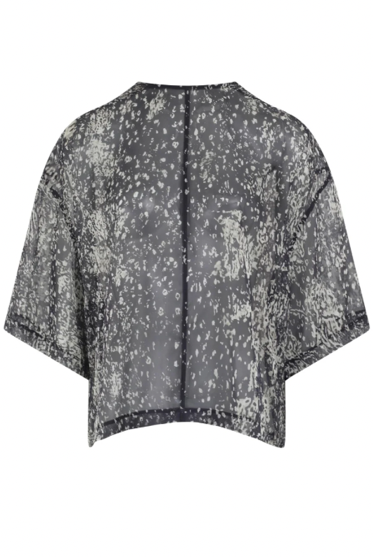 WOVEN T-SHIRT - SILK PRINT TOMMY TOP